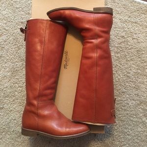 Madewell tall leather boots